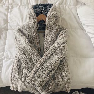 Fluffy Faux Fur Coat